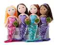 17" Shiny Mermaid & Turtle