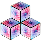 Shashibo Tie Dye Twist Magnetic Puzzle Cube STEAM MESH - NEW