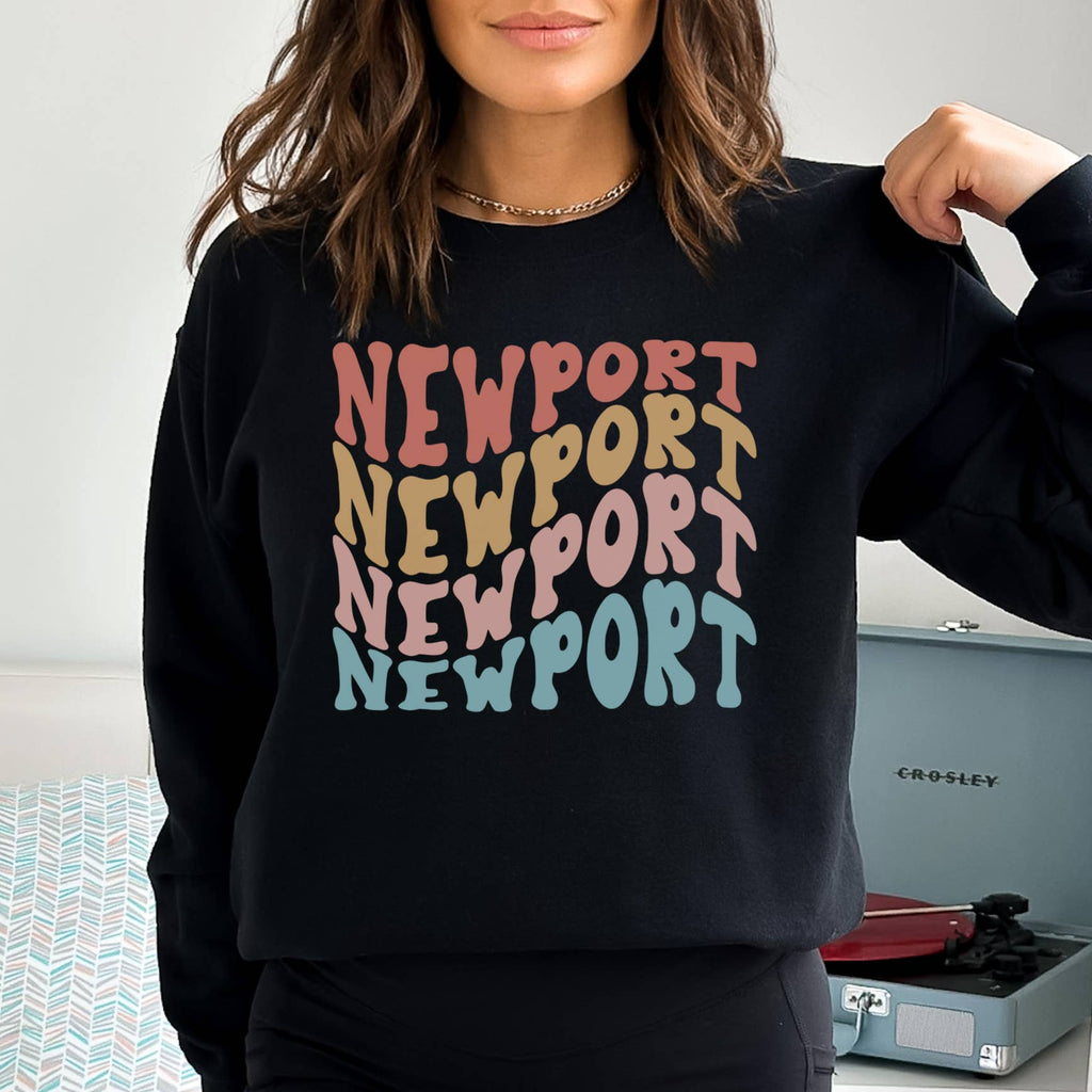 Hanalei Wavy Crewneck - Sweatshirt