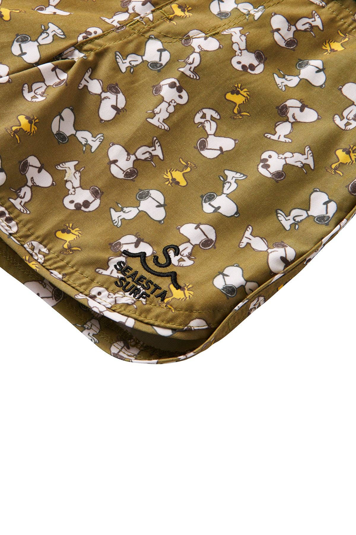 Seaesta Surf x Peanuts® Joe Cool Boardshorts / Olive