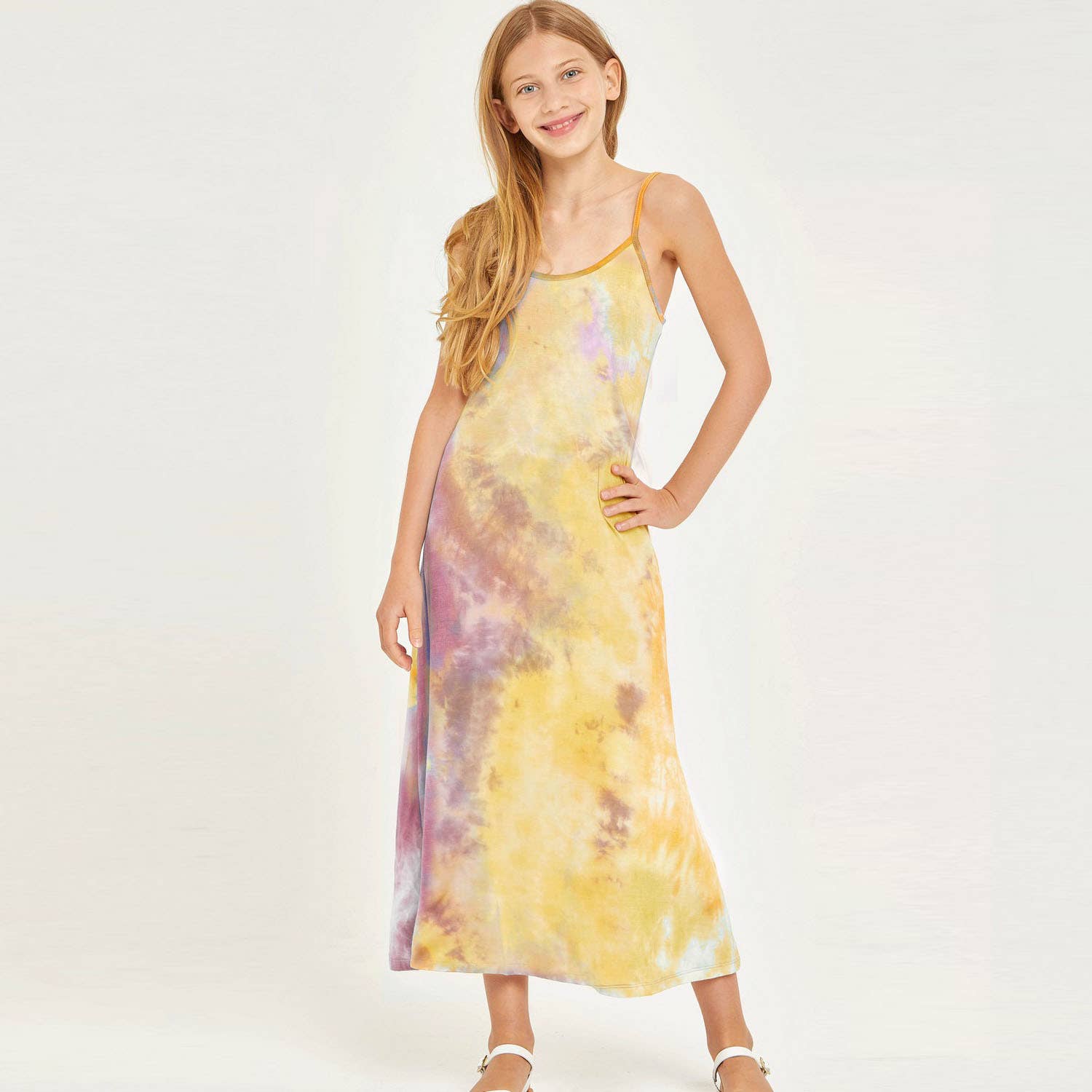 Tie Dye Cami Maxi Dress