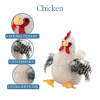 9" Wild Onez White Chicken