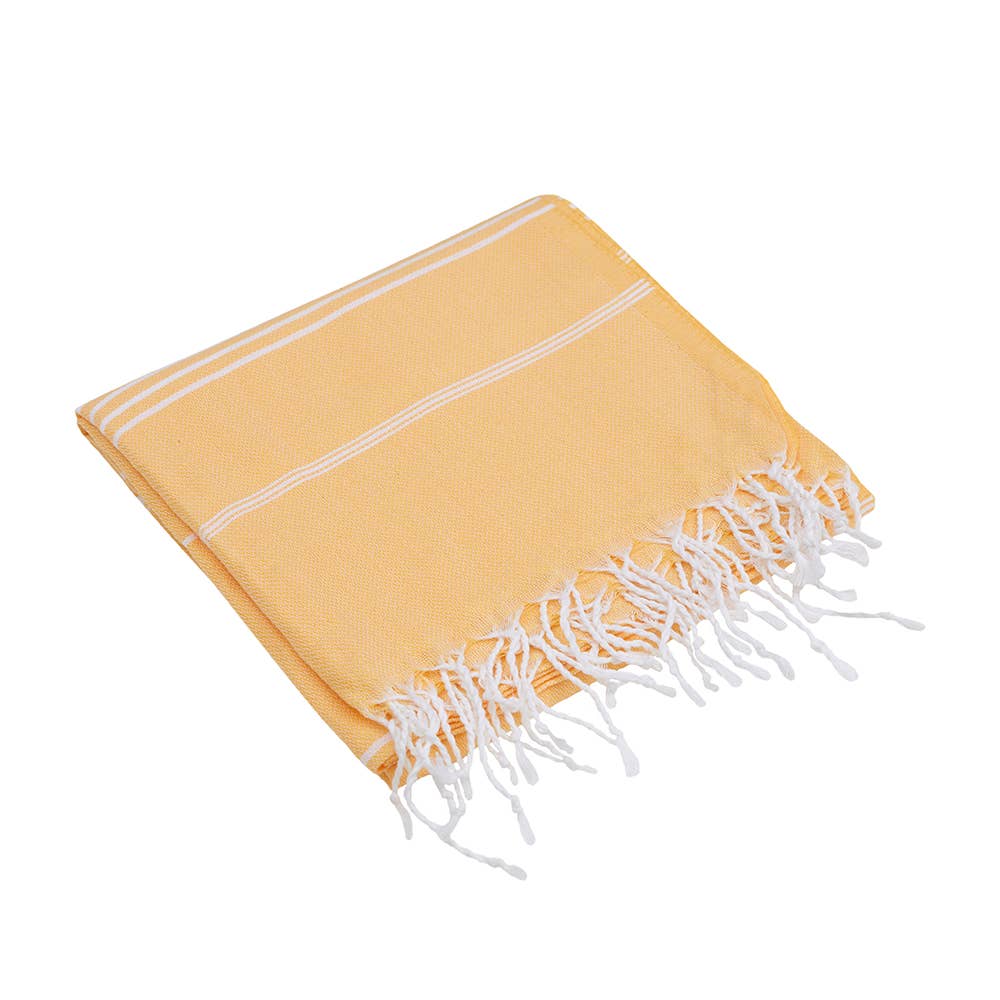 Turkish Beach Towels - Yellow