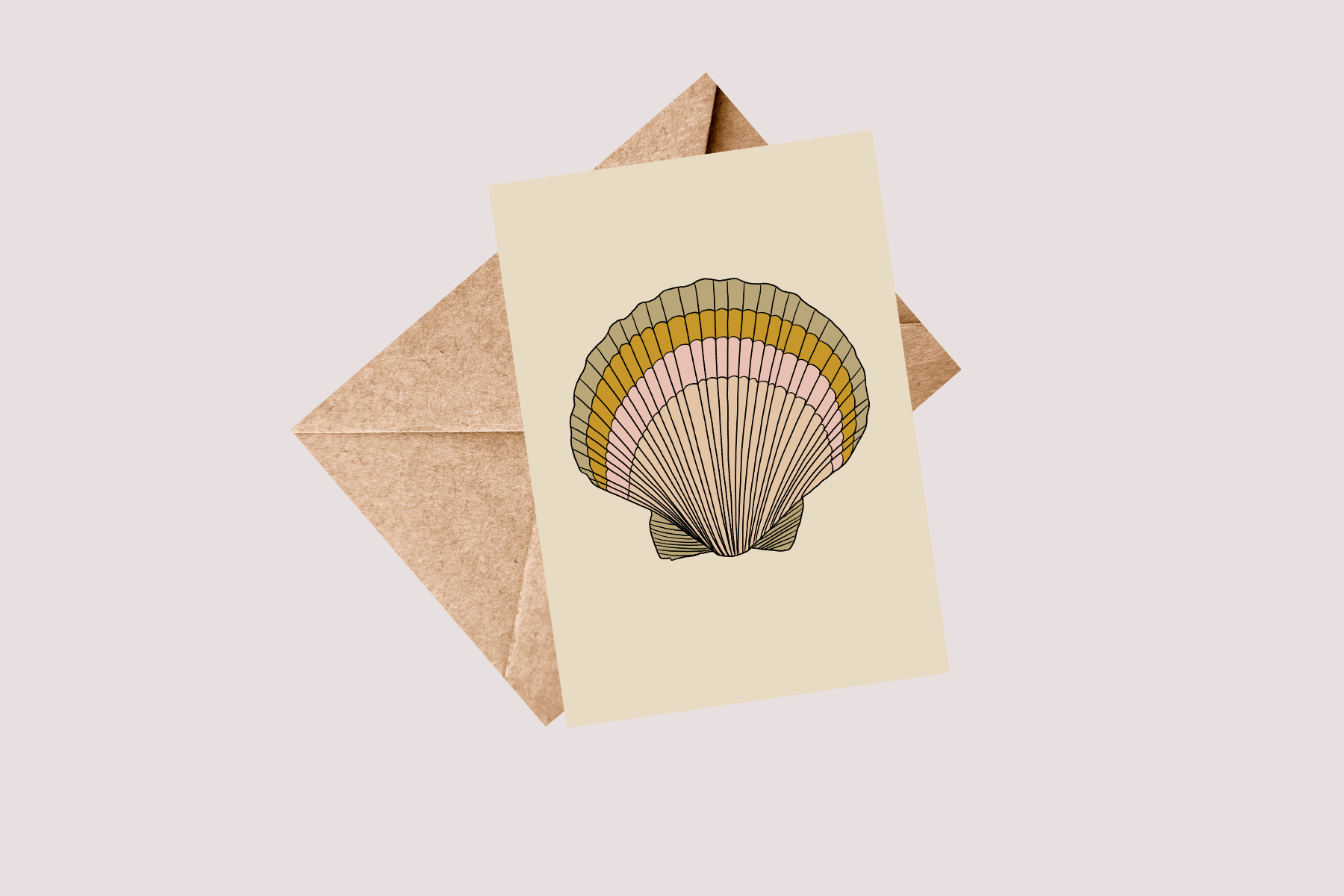 Sunrise Shell Greeting Card