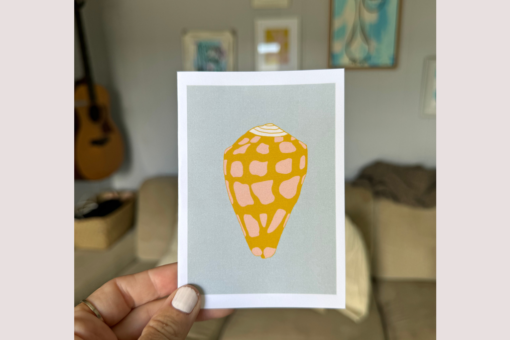 Hebrew Cone Shell Greeting Card
