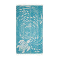 Ocean Turtle Turkish Beach Towels - Sand Free