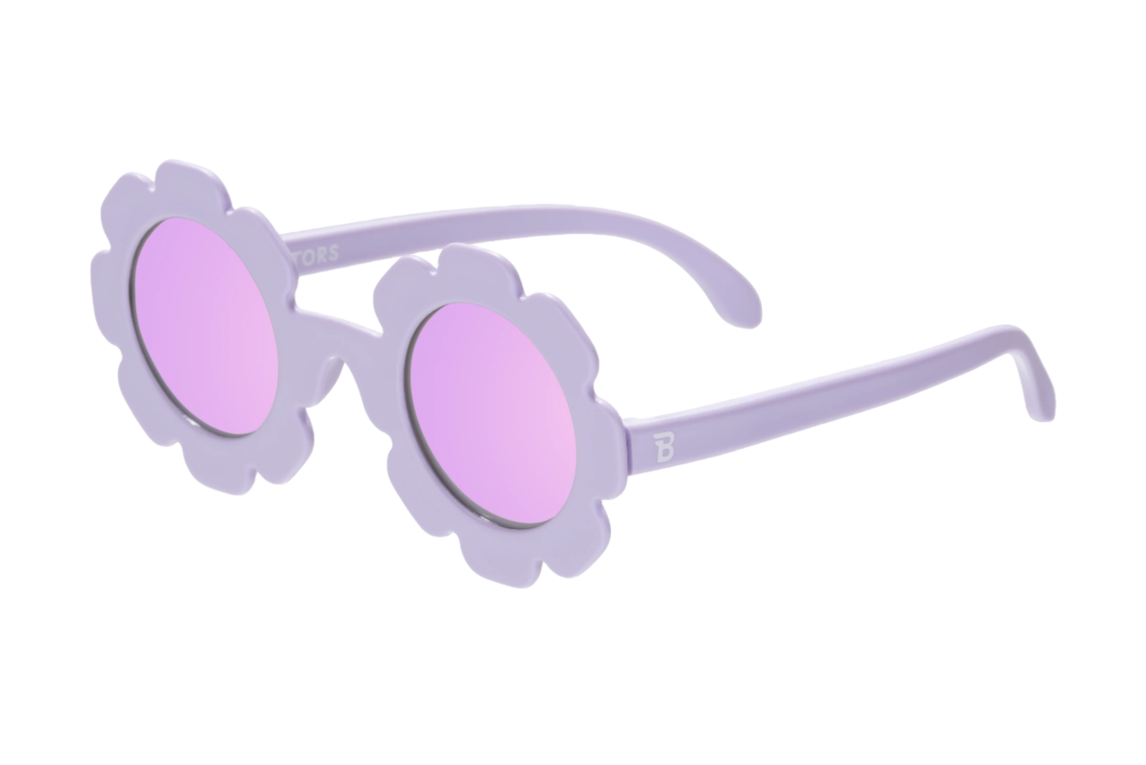Iris Polarized Flower Sunglasses with Mirrored Lens