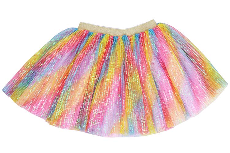 Rainbow Ombre Confetti Tutu 