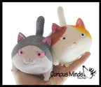 Angry Cat Soft Fluff Doh - Filled Squeeze Stress Balls  -