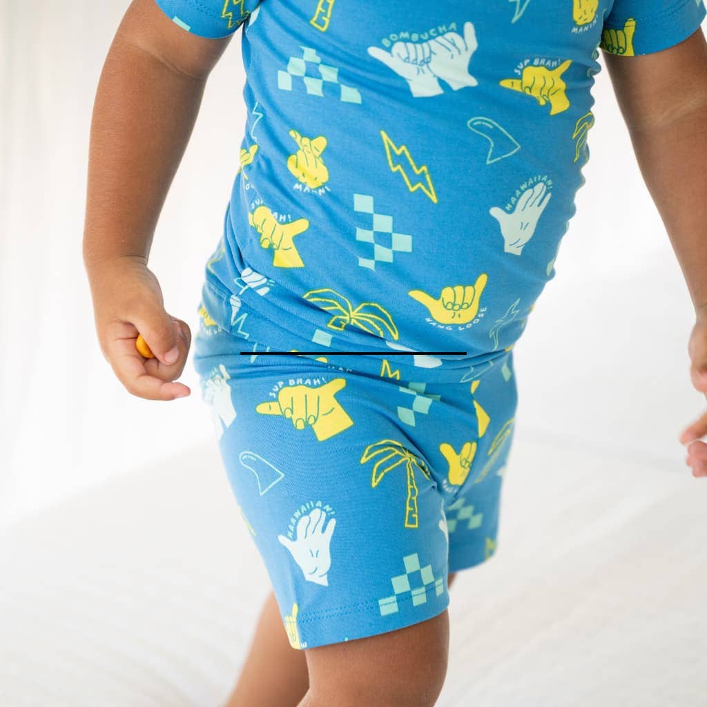 Coco Moon - Shaka Code Kids Short Bamboo Pajamas