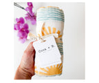 Sun + Wave Surfer Organic Bamboo Swaddle