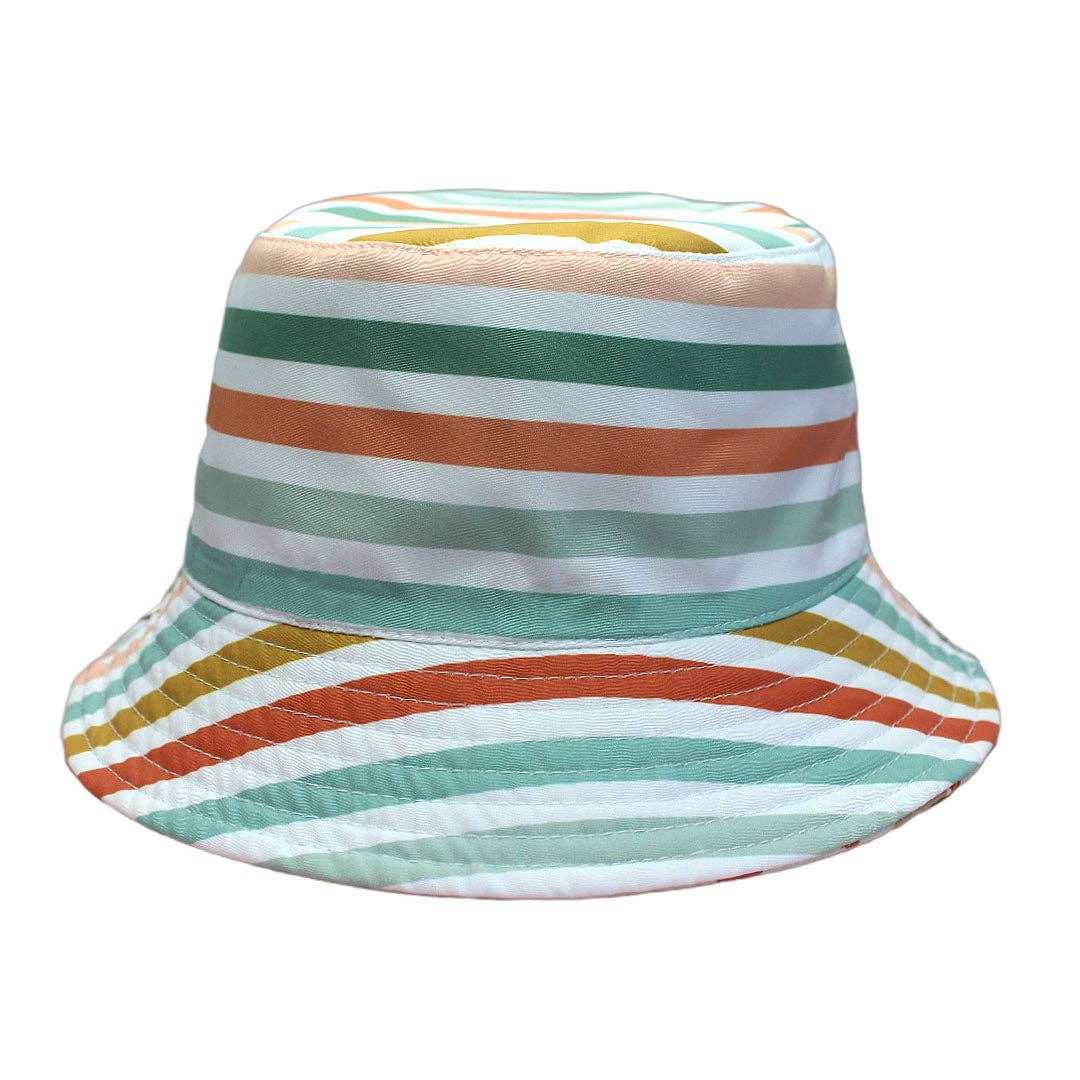 Beach Day Kids Bucket Hat Reversible Style