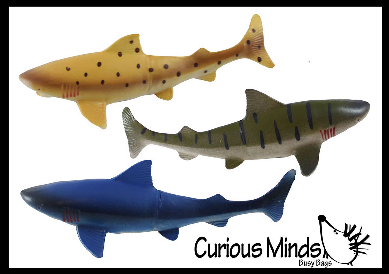 Jumbo Shark Figurines - Large Realistic Replicas of Shark