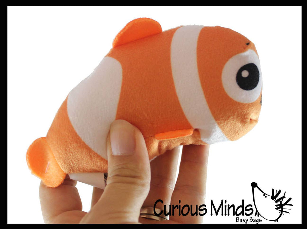 Mini Ocean Animal Small Plush Stuffed Animals - Shark, Dol