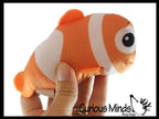 Mini Ocean Animal Small Plush Stuffed Animals - Shark, Dol