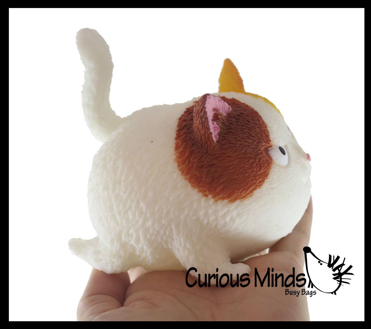 Angry Cat Soft Fluff Doh - Filled Squeeze Stress Balls  -