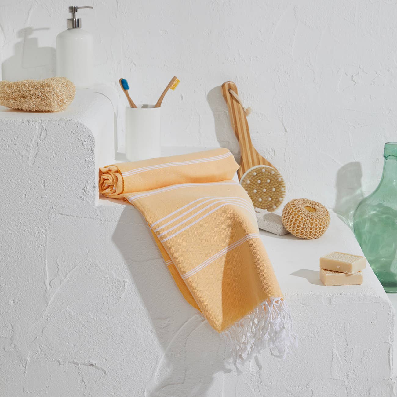 Turkish Beach Towels - Yellow