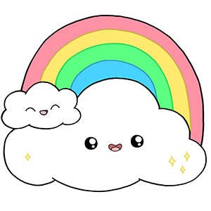 Squishable - Snacker Rainbow Plush