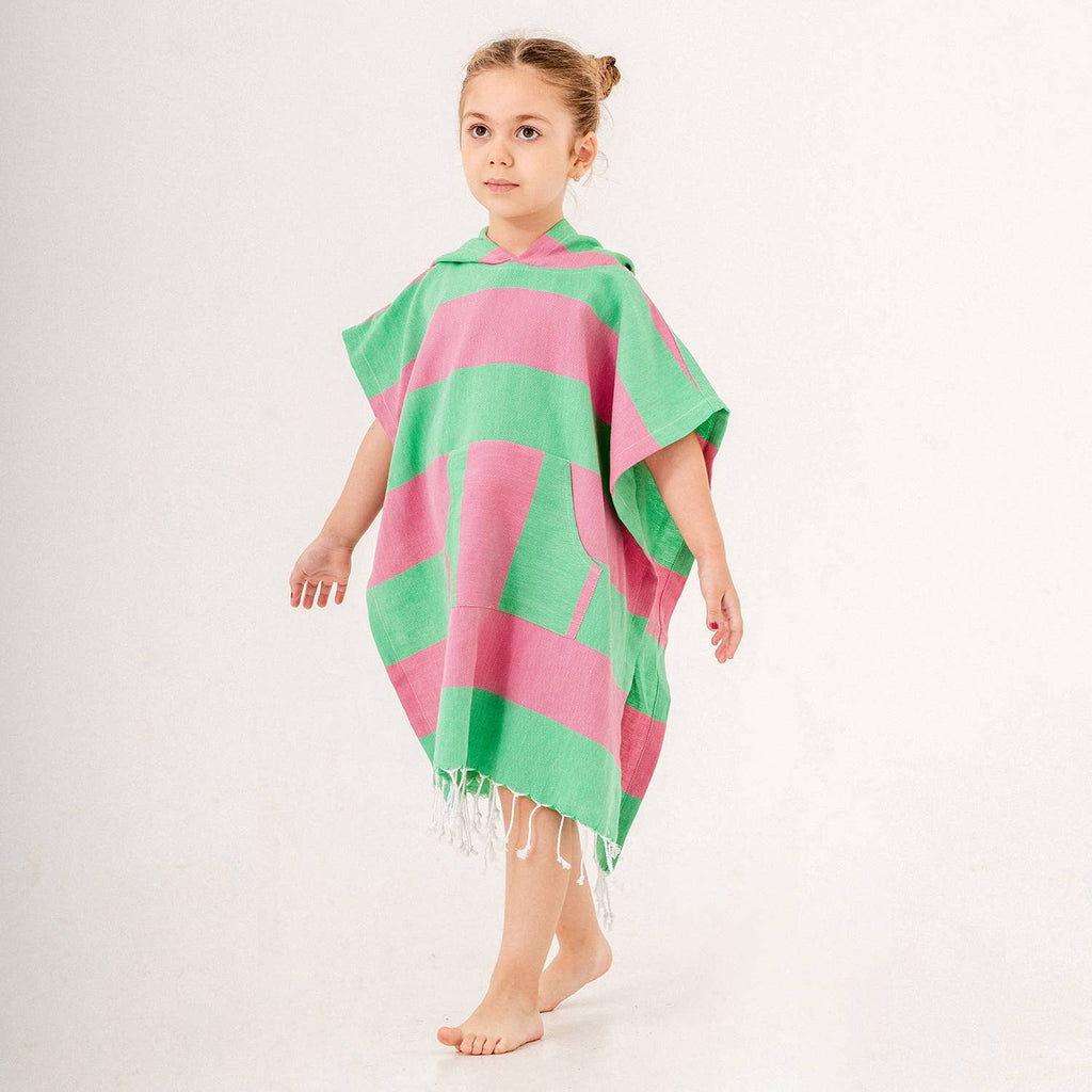 Kids Hooded Poncho - Beach Towel