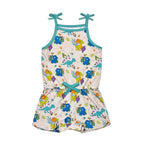 Aloha Before Time Girls Shortie Bamboo Romper