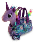 Pet Plush Set with Bag - Light Purple