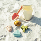 Kids Silicone Beach Bucket and Sand Toys Gift Set