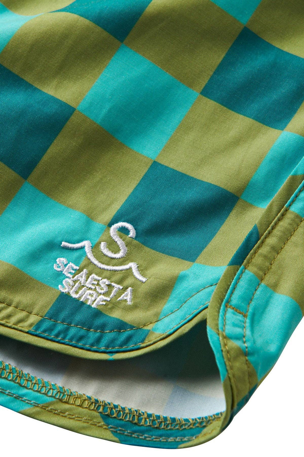Seaside Gingham / Sea Moss / Boardshorts