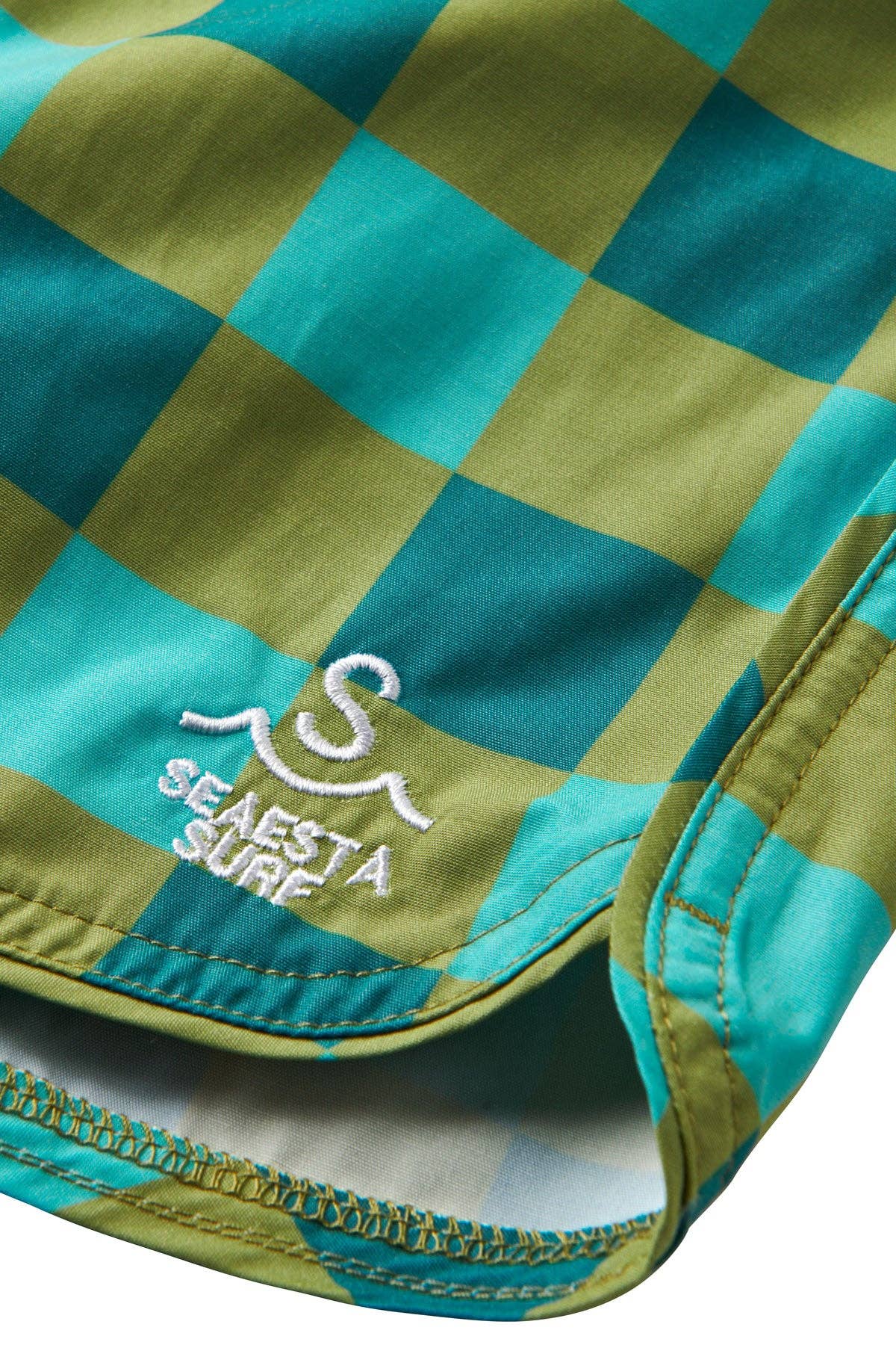 Seaside Gingham / Sea Moss / Boardshorts