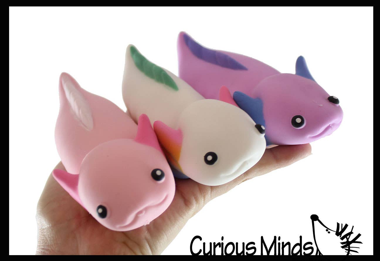 Sand Filled Stretchy Axolotl
