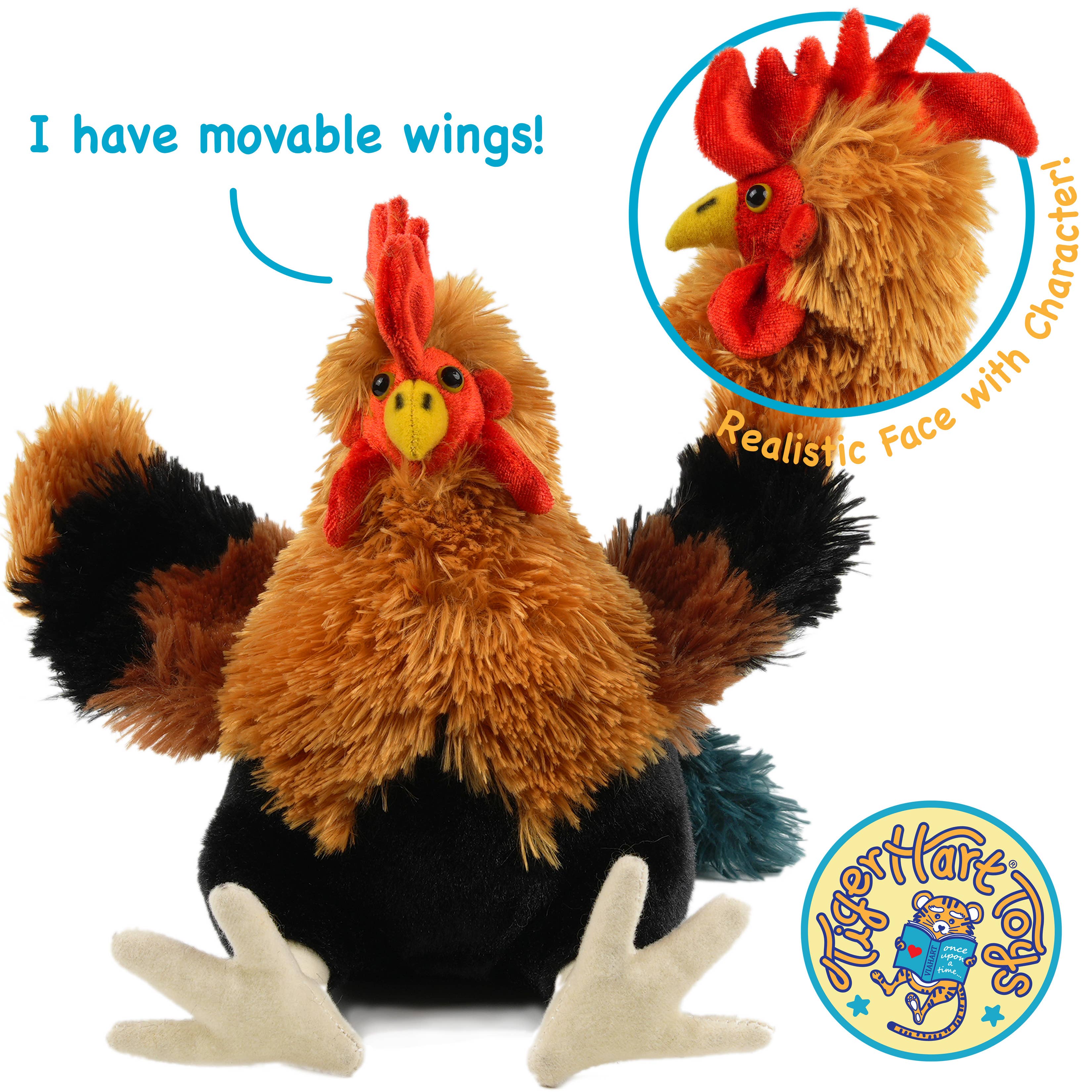 Riley The Rooster 8"