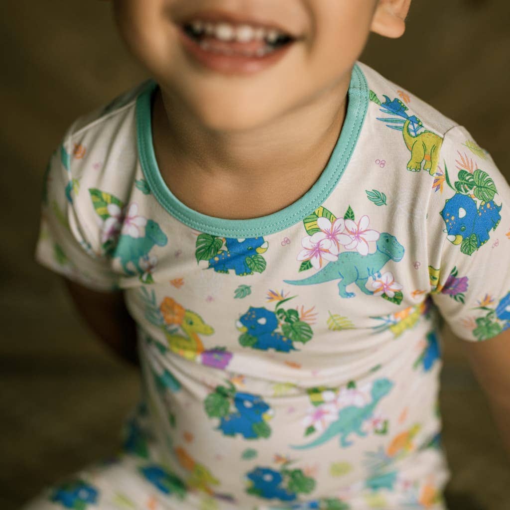 Aloha Before Time Short Bamboo Pajamas
