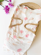Seashell Organic Bamboo Swaddle
