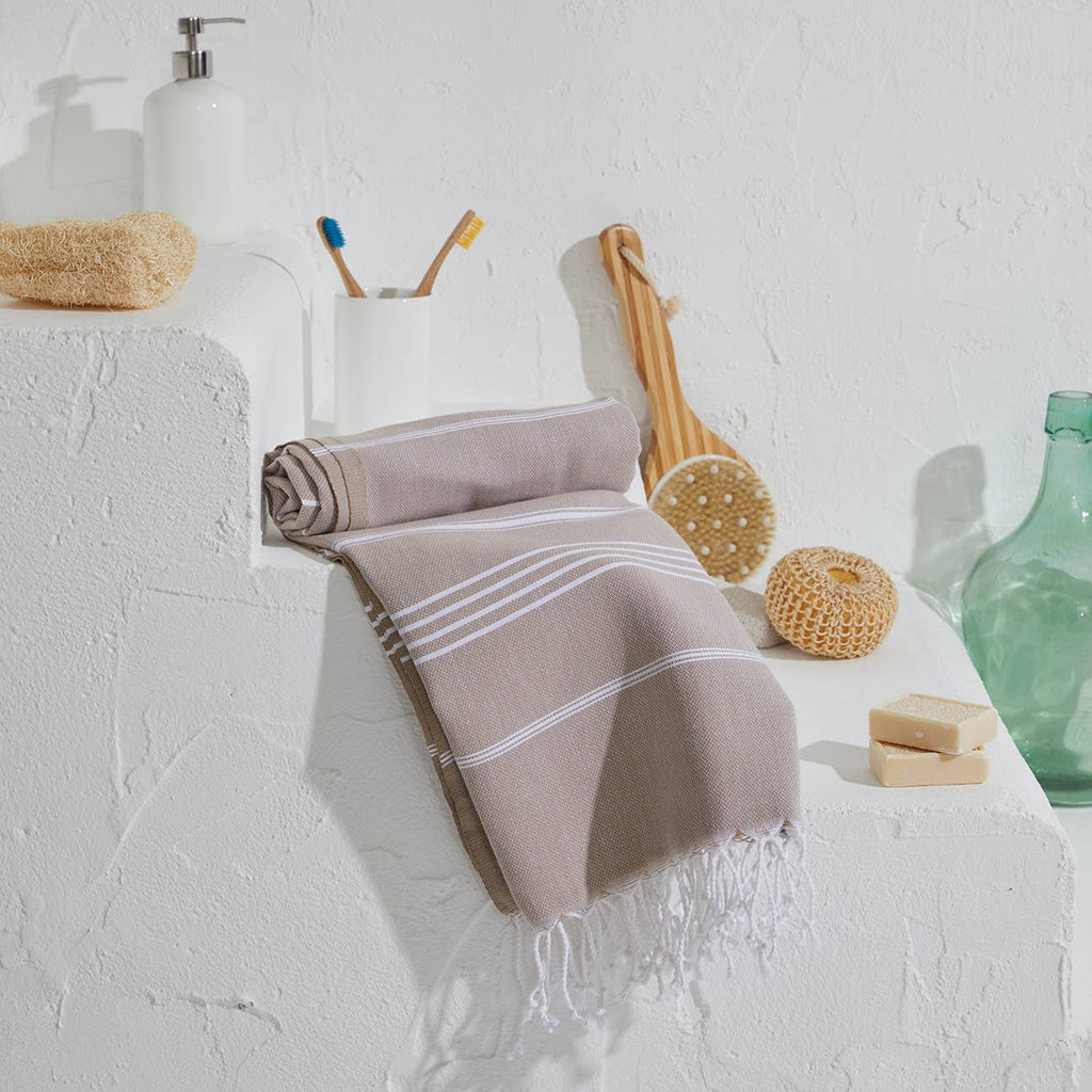 Turkish Beach Towels - Beige