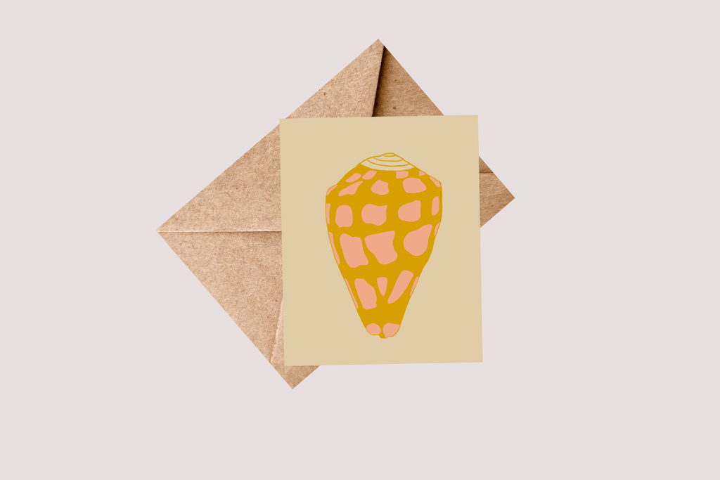 Hebrew Cone Shell Greeting Card