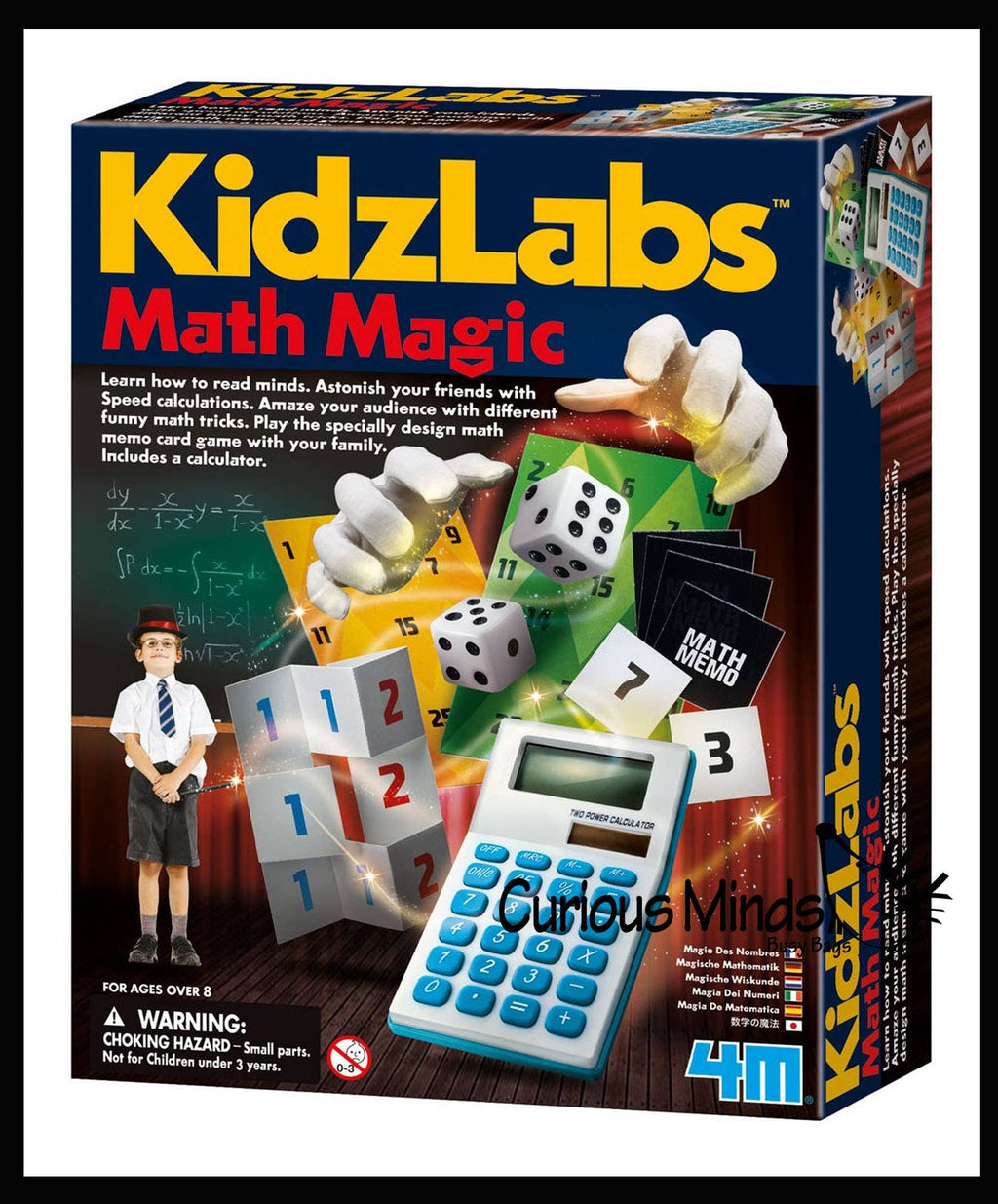 Math Magic - 4M Kidz Labs Numbers and Math Magic Tricks Lear