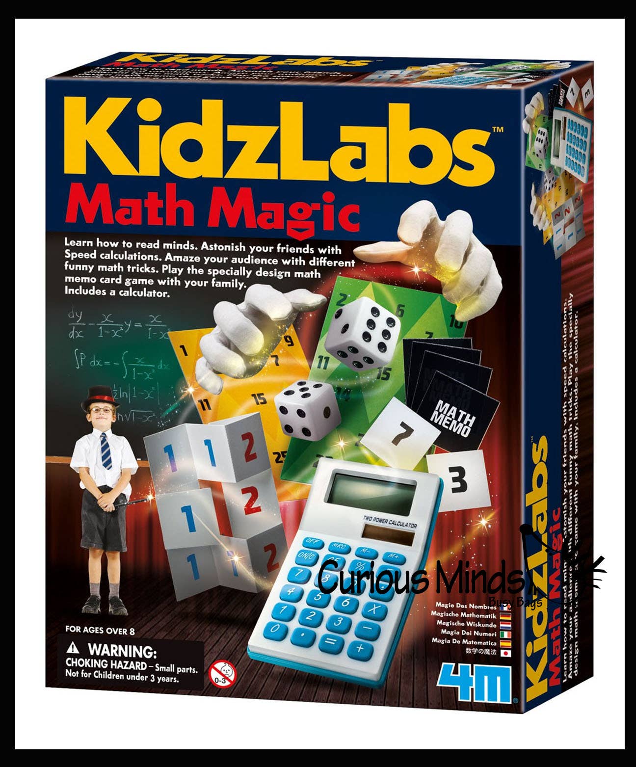 Math Magic - 4M Kidz Labs Numbers and Math Magic Tricks Lear