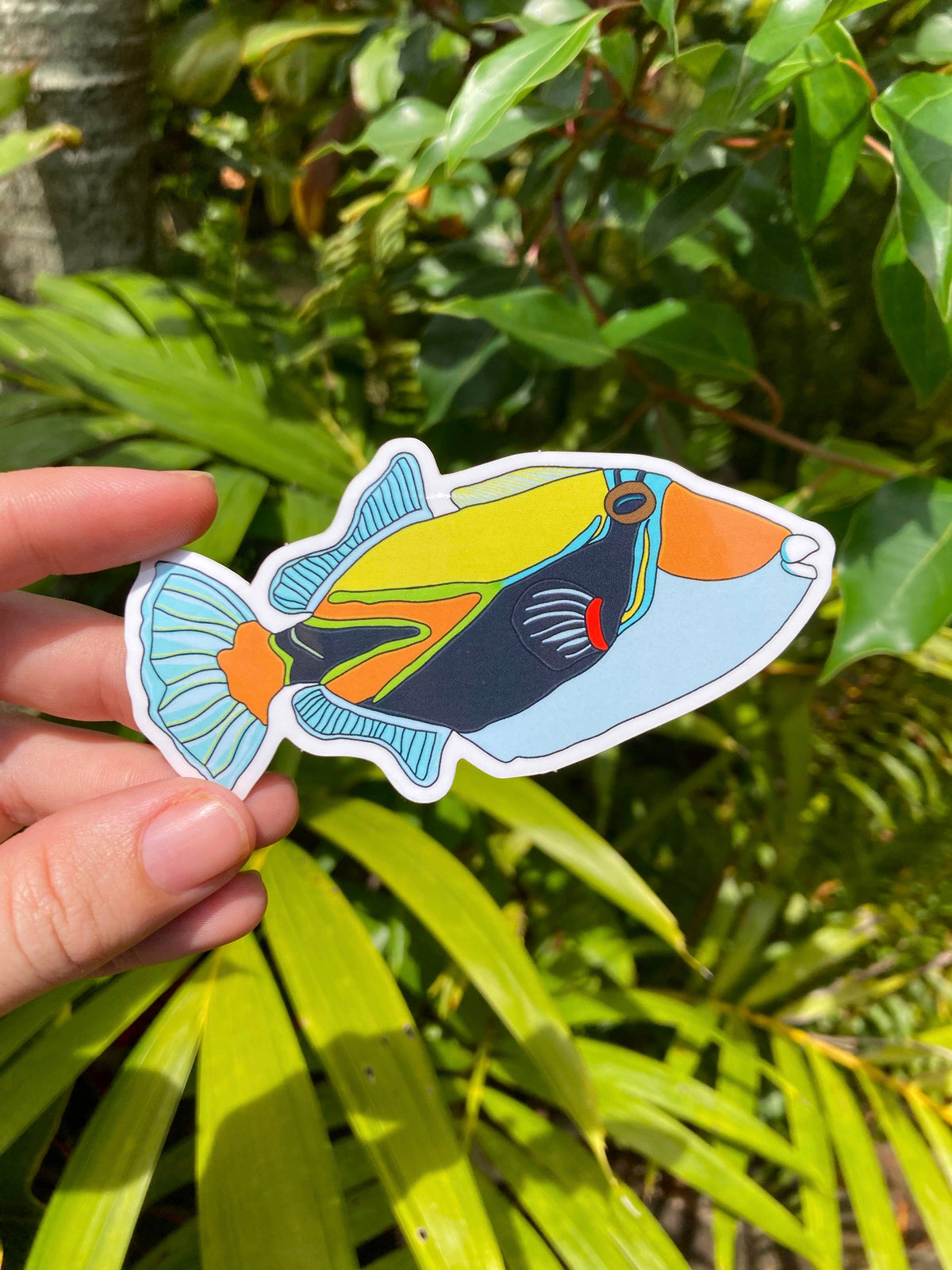 Fisch Sticker Humu Fish Sticker – Kokonut Kids Hanalei