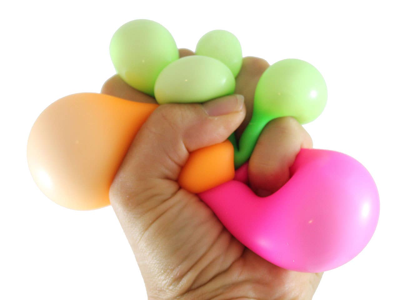 Box of 3 Stress Balls -Soft Doh Filled 2" Stress Fidget