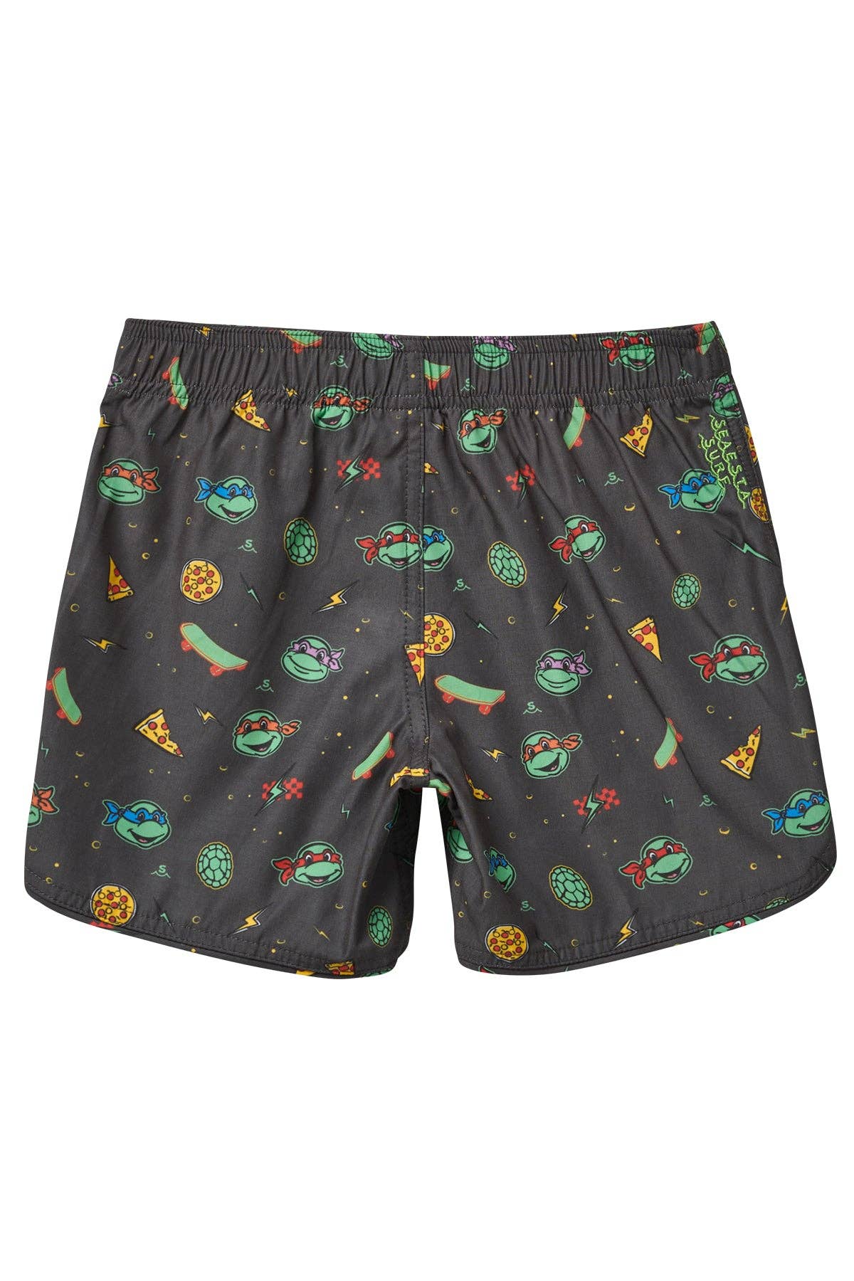 Seaesta Surf x Teenage Mutant Ninja Turtles® Turtle Power Boardshorts / Sewage Grey
