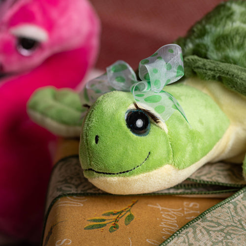 12" Lash'z Sea Turtle Green Plush