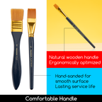 MEEDEN Acrylic Paint Brushes -10 Pcs