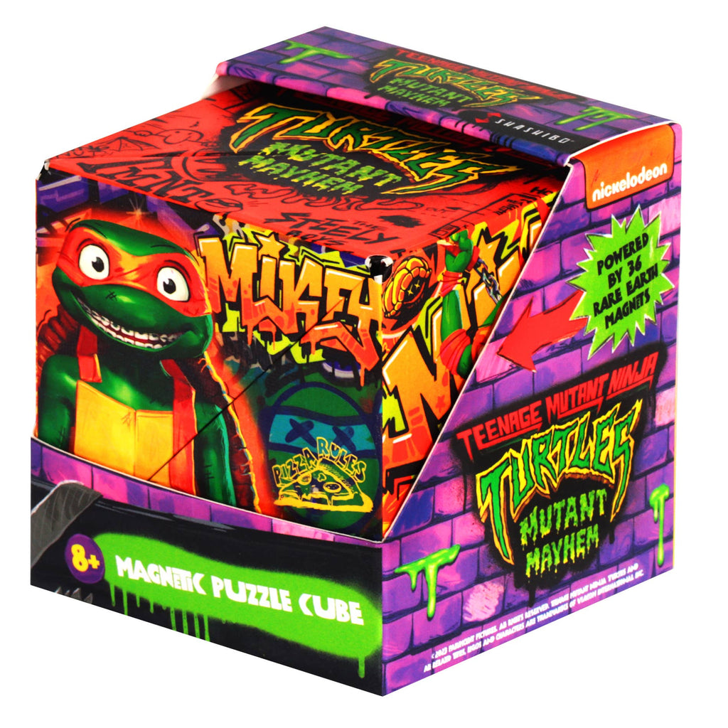 Shashibo TMNT Michelangelo Magnetic Puzzle Cube STEAM MESH