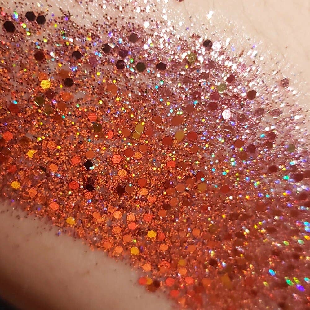 Plastic free body glitter | Calisto Rose Gold
