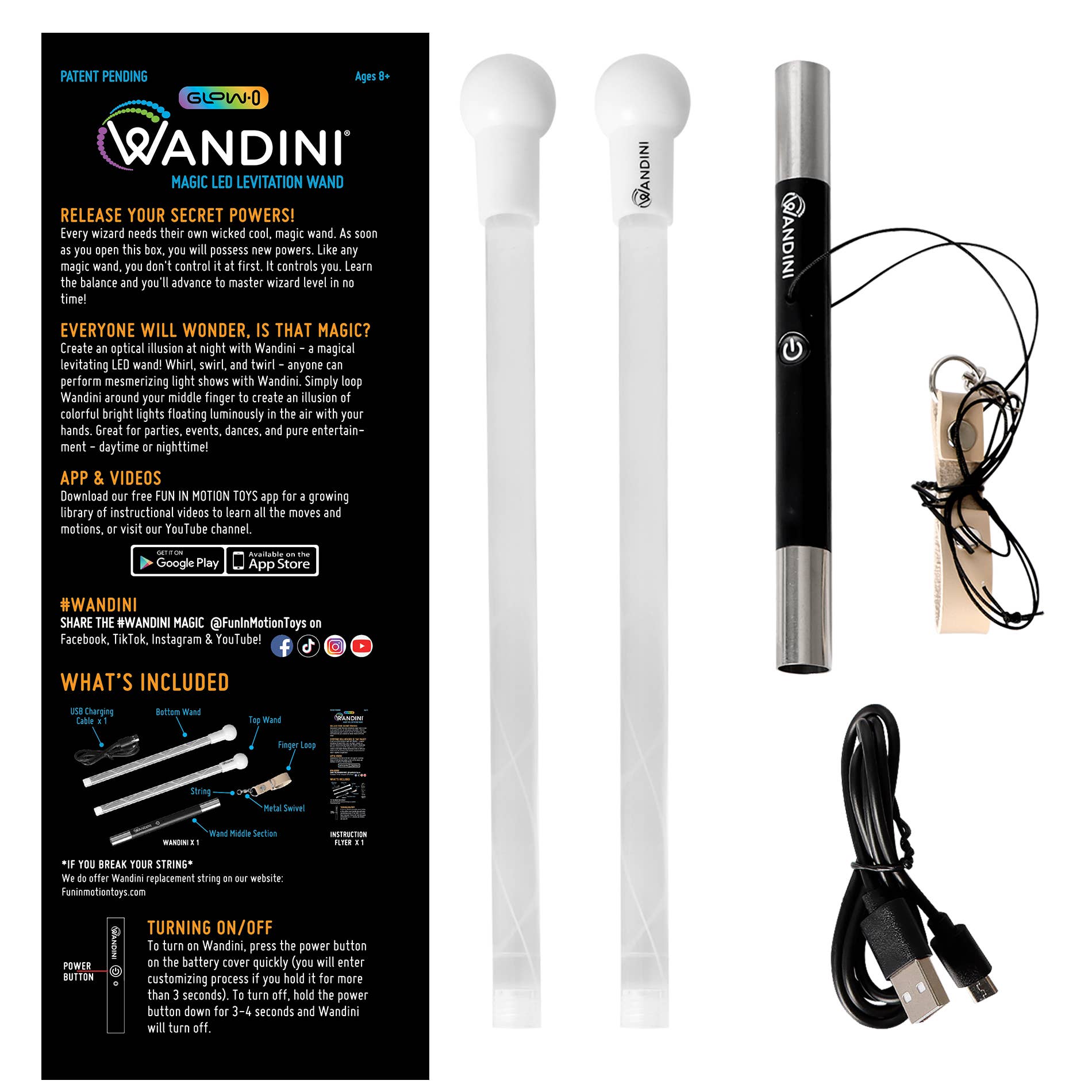 Glow.0 Wandini LED Levitation Wand