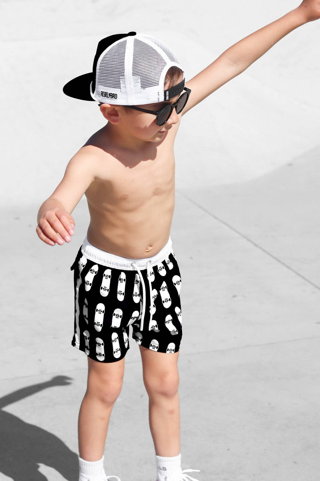 Hybrid Swim Trunks in Thrasher