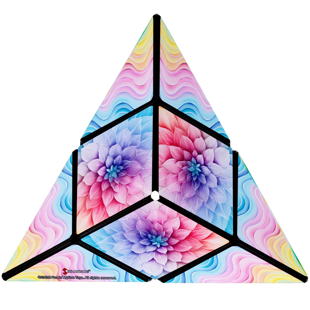 Shashibo Tie Dye Twist Magnetic Puzzle Cube STEAM MESH - NEW