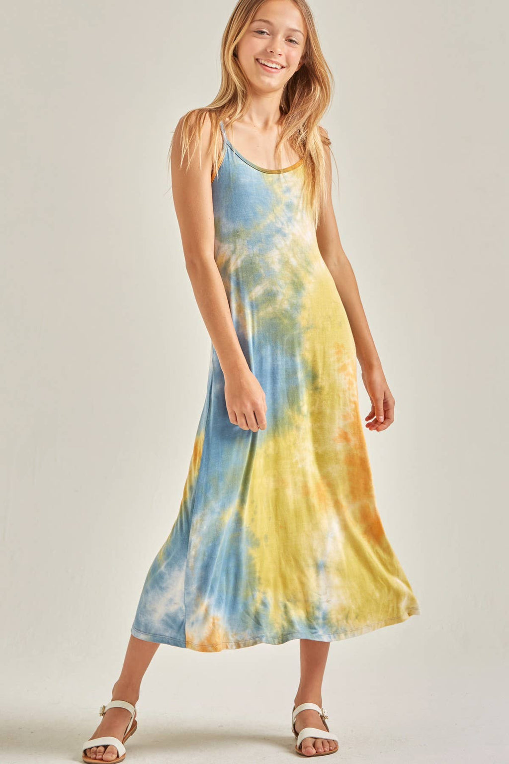Tie Dye Cami Maxi Dress