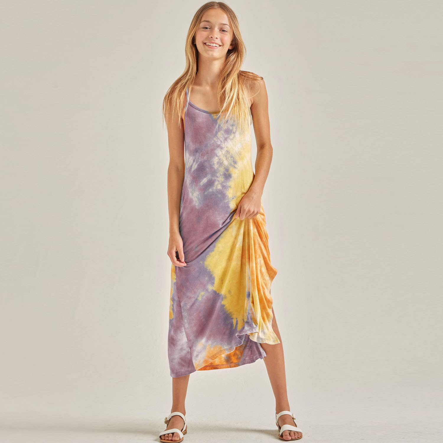 Tie Dye Cami Maxi Dress