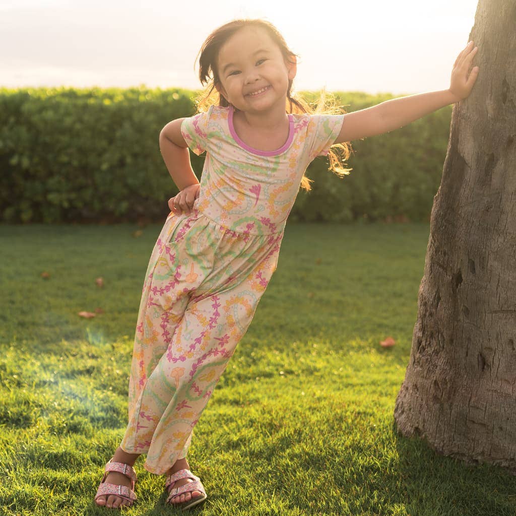 Lei Day in Sand Jumpsuit