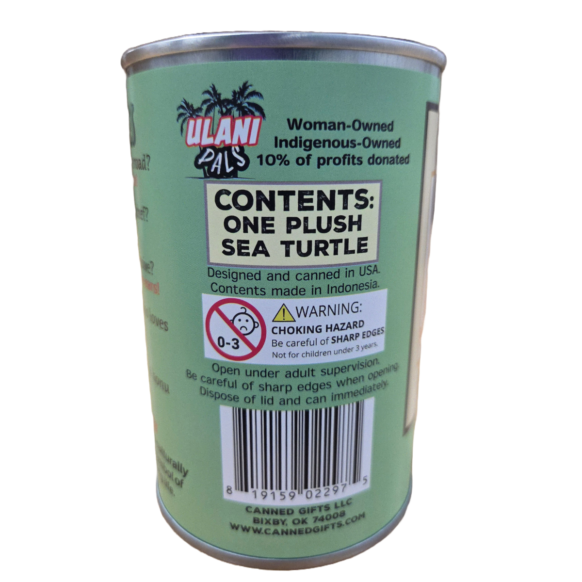 Canned Honu Plush